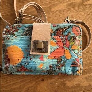Colorful Floral Crossbody Bag